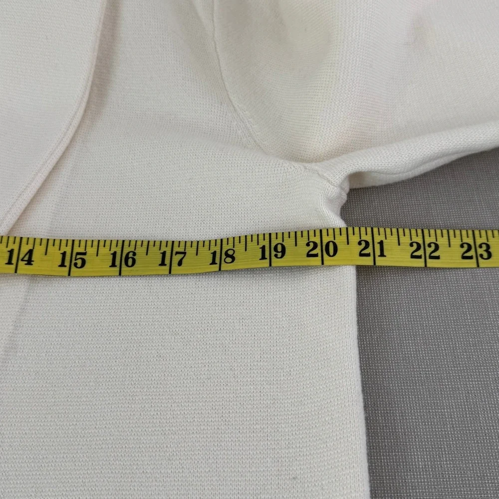 J. Crew Sweater Jacket‎ Cream One Button Womens Size Small